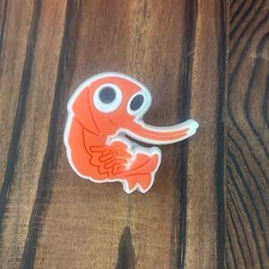 Shrimp crocs shoe charm jibbitz